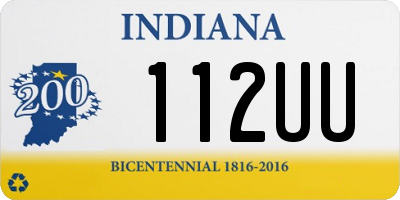 IN license plate 112UU