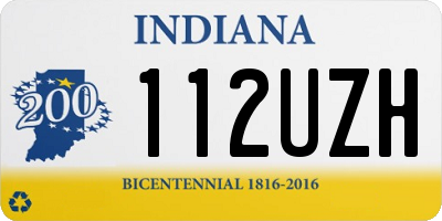 IN license plate 112UZH