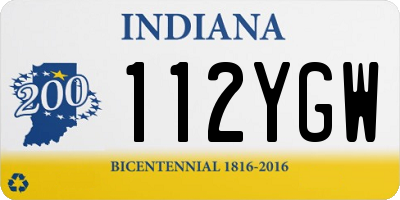IN license plate 112YGW