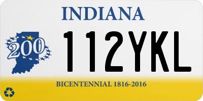 IN license plate 112YKL