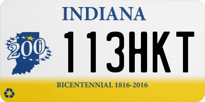 IN license plate 113HKT