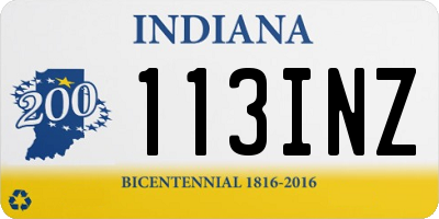 IN license plate 113INZ
