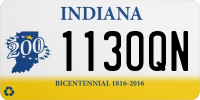 IN license plate 113OQN