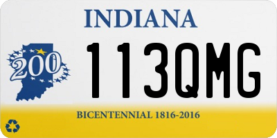 IN license plate 113QMG