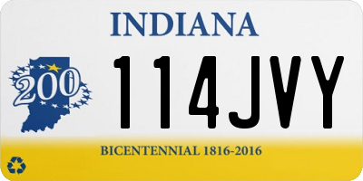 IN license plate 114JVY