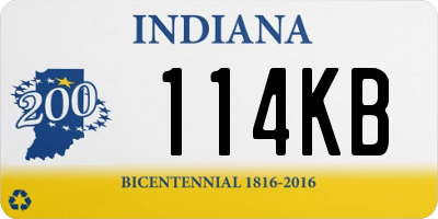 IN license plate 114KB