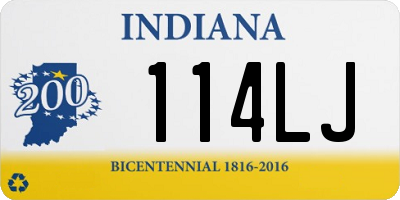 IN license plate 114LJ