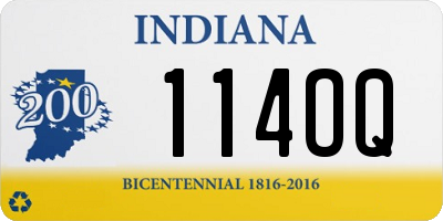 IN license plate 114OQ