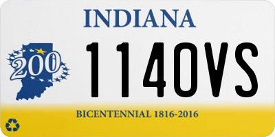 IN license plate 114OVS