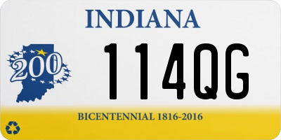 IN license plate 114QG