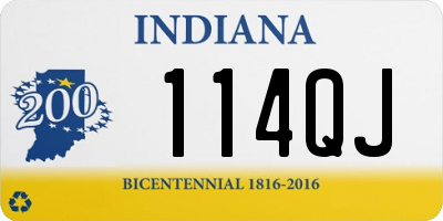 IN license plate 114QJ