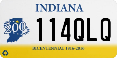 IN license plate 114QLQ