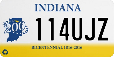 IN license plate 114UJZ