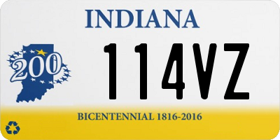 IN license plate 114VZ