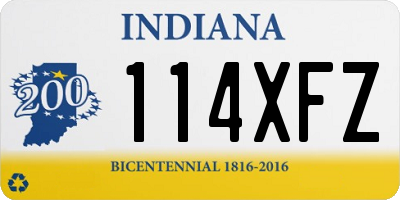 IN license plate 114XFZ