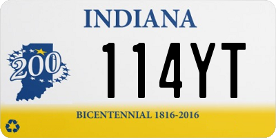 IN license plate 114YT