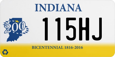 IN license plate 115HJ