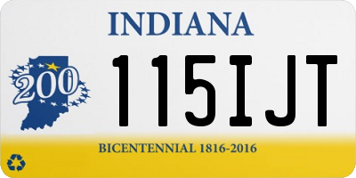 IN license plate 115IJT