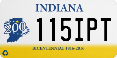 IN license plate 115IPT