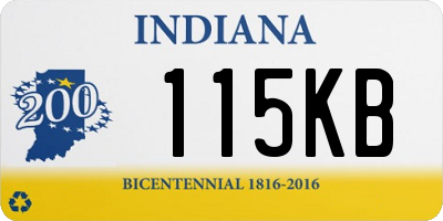 IN license plate 115KB