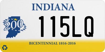 IN license plate 115LQ