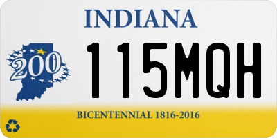 IN license plate 115MQH