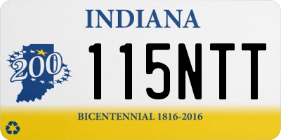 IN license plate 115NTT