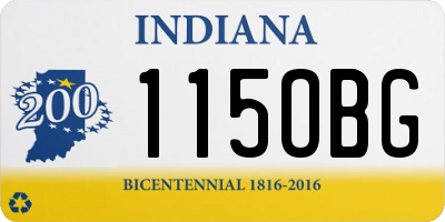 IN license plate 115OBG