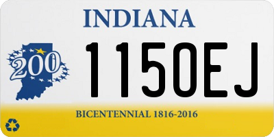 IN license plate 115OEJ