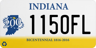 IN license plate 115OFL