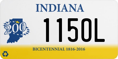 IN license plate 115OL