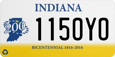 IN license plate 115OYO