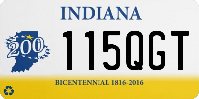 IN license plate 115QGT