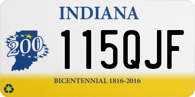 IN license plate 115QJF