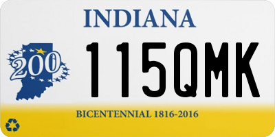 IN license plate 115QMK