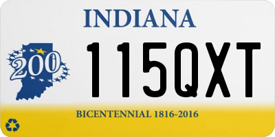 IN license plate 115QXT
