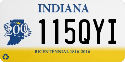 IN license plate 115QYI