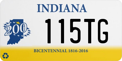 IN license plate 115TG