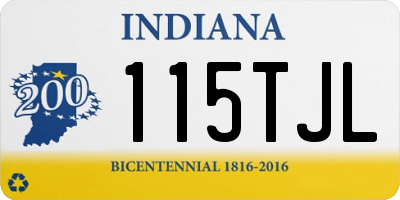 IN license plate 115TJL