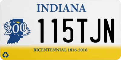 IN license plate 115TJN