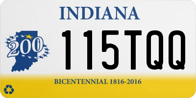 IN license plate 115TQQ