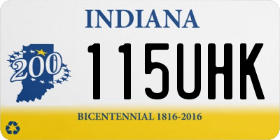 IN license plate 115UHK
