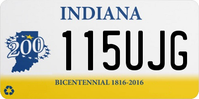 IN license plate 115UJG