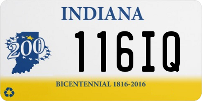 IN license plate 116IQ