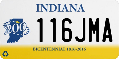 IN license plate 116JMA