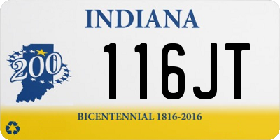 IN license plate 116JT