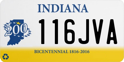 IN license plate 116JVA