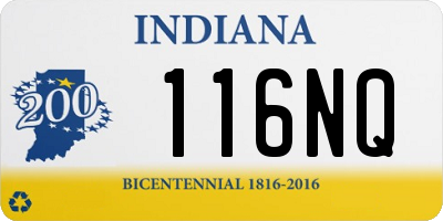 IN license plate 116NQ