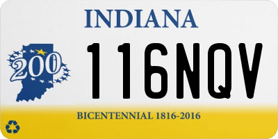 IN license plate 116NQV