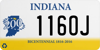 IN license plate 116OJ